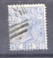 0gb  0697  -  GB  :  Yv  57  (o)   Planche 19 - Used Stamps