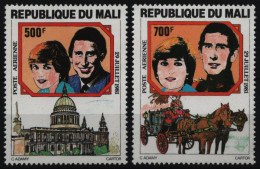 Mali 1981 - Mi-Nr. 878-879 ** - MNH - Hochzeit Prinz Charles & Diana - Mali (1959-...)