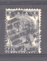 0gb  0702  -  GB  :  Yv  71  (o)   Perfin HUTH - Perforés