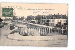 BRIENON SUR ARMANCON - Le Pont Et La Canal De Bourgogne - Très Bon état - Brienon Sur Armancon