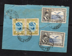 IRAN - 1932  -AIRMAIL COVER BUSHIR TO CHESHIRE ENGLAND FROM THE DIFFICULT PERIOD  - Irán
