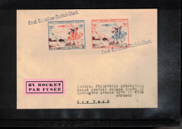 USA 1936 Rocket Mail - International Philatelic Exhibition New York - First Canadian Rocket Start - Cartas & Documentos