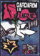 CPM LARZAC Millau Tirage Signé 30 Exemplaires Numérotés Signés Par JIHEL Aveyron Anti Militariste Pacifisme - Other & Unclassified