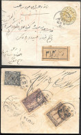 India Hyderabad Uprated Registered Postal Stationery Cover Mailed 1930s - Hyderabad