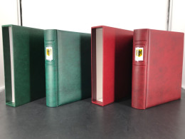 2 Lindner ETB Classic Alben/ Kassette In Rot Und Grün Mit Je 25 Hüllen Neuwertig (6099 - Binders With Pages