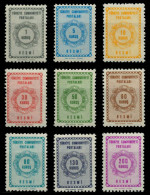 TÜRKEI DIENST Nr 91-99 Postfrisch X92E3F6 - Dienstzegels