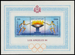 SAN MARINO Block 9 Postfrisch S019C8A - Blocks & Sheetlets