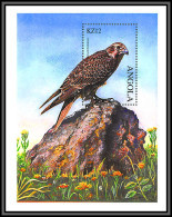 80863b Angola Yvert BF 75A Michel BF 79 Faucon Falcon Rapaces Birds Of Prey ** MNH Oiseaux 2000 - Angola