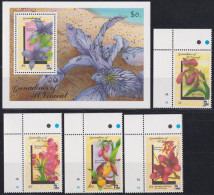 F-EX49001 GRENADINES & ST VINCENT MNH 1992 FLOWER FLORES ORCHID ORQUIDEAS.  - Orchidee