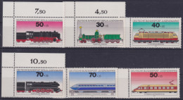 F-EX49221 GERMANY & BERLIN MNH 1975 RAILROAD RAILWAYS FERROCARRIL.  - Treni