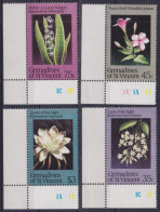 F-EX49226 GRENADINES & ST VINCENT MNH 1984 FLOWER FLORES.  - Orquideas