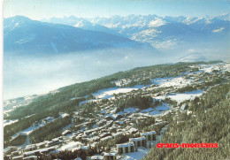 CPSM Crans Montana-La Station Et Les Alpes Valaisannes-Timbre        L2837 - Crans-Montana