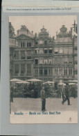 BRUXELLES - Grande Place, Marché Aux Fleurs - Animée -Personnages  PRECURSEUR (1902)(AVRIL 2024 13 Re) - Mercati