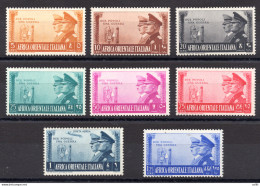 A.O.I. - Fratellanza D'Armi Serie Completa MNH - Italiaans Oost-Afrika