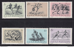 1952 LUSSEMBURGO  - N° 455/460 6 Valori  MNH/** - Altri & Non Classificati