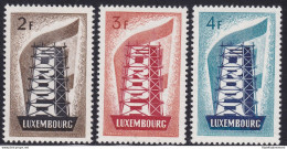 1956 LUSSEMBURGO   - N° 514/516 Europa  3 Valori  MNH/** - Altri & Non Classificati