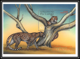 80929 Congo Mi BF N°88 Leopard Panthera Pardus Longhorn TB Neuf ** MNH Animaux Animals 2000 - Nuovi
