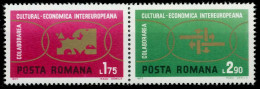 RUMÄNIEN 1972 Nr 3020 Und 3021 Postfrisch WAAGR PAAR S21BDC6 - Unused Stamps