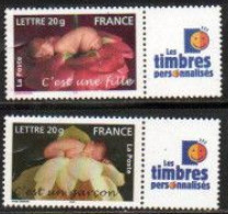 FRANCE - PERSONNALISE - 2005 - N°3804A/3805A **  Vignette "CERES" - Unused Stamps