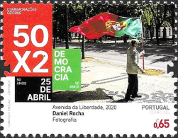 Portugal 2024 - 50 Anos Do 25 De Abril De 1974 - Selos Do Bloco - Unused Stamps