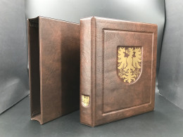 Philswiss Ringbinder/ Kassette Braun (Wappen) Mit 30 Hüllen Neuwertig (7545 - Raccoglitori Con Fogli D'album