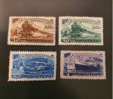 Soviet Union (SSSR) - 1948- Five-year Plan - Transport / MNH - Neufs