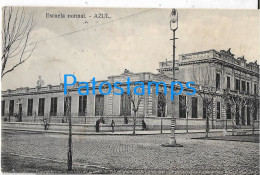 226734 ARGENTINA BUENOS AIRES AZUL SCHOOL ESCUELA NORMAL POSTAL POSTCARD - Argentinien