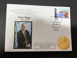 11-4-2024 (1 Z 37) Death Of British Physic Nobel Prize 2013 Laureate - Peter Higgs (8-4-2024 Aged 94) - Nobel Prize Laureates