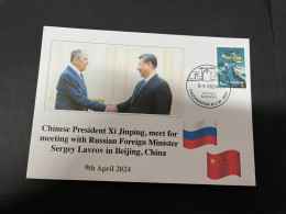 11-4-2024 (41 Z 37) Russia F.M Sergey Lavrov Meet With Chinese President Xi Jinping During Visit To China - Altri & Non Classificati