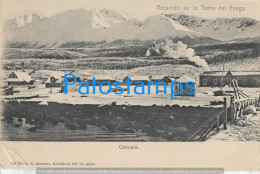 226748 ARGENTINA TIERRA DEL FUEGO USHUAIA VISTA PARCIAL BREAK POSTAL POSTCARD - Argentinien