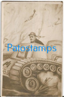 226755 ARGENTINA COSTUMES MAN WITH TANK & AVIATION TELON CURTAIN POSTAL POSTCARD - Argentinië