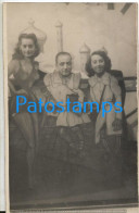 226758 ARGENTINA COSTUMES MAN & WOMAN'S TELON CURTAIN PHOTO NO POSTAL POSTCARD - Argentinië