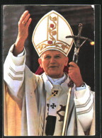 AK Papst Johannes Paul II. Mit Zepter  - Papi