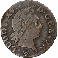 France, Louis XV, Liard à La Vieille Tête, 1771, Reims, Cuivre, TB+ - 1715-1774 Luis XV El Bien Amado