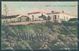 Sassari Caprera Casa Generale Garibaldi Cartolina JK4473 - Sassari