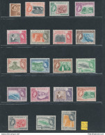 1954-62 DOMINICA - Stanley Gibbons N. 140/158 - Elisabetta II - Ordinaria 17 Val - Andere & Zonder Classificatie