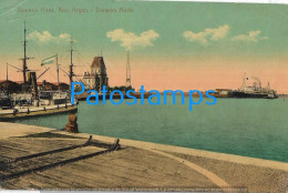 226805 ARGENTINA BUENOS AIRES DARSENA NORTE & SHIP CIRCULATED TO BRAZIL POSTAL POSTCARD - Argentina