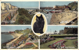 R302988 Good Luck From Folkestone. East Cliff Gardens And Sands. Leas And Bandst - World