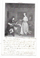 LA LECON De PEINTURE Par TERBURG - CPA DOS SIMPLE De 1903 - TOUL 5 - - Malerei & Gemälde