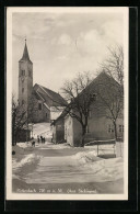 AK Rickenbach /Amt Säckingen, Ortsansicht Im Schnee Mit Kirche  - Bad Saeckingen