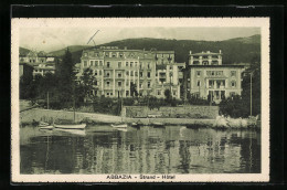 AK Abbazia, Strand-Hotel Vom Wasser Aus  - Croazia