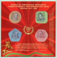 Moldova Moldova Transnistria 2014  Blister  1 Rub. "Coins Made Of Composite Materials" UNC - Moldavie