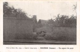 80 ROSIERES GUERRE 1914 1915 - Rosieres En Santerre