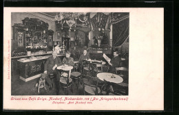 AK Rixdorf, Cafe Grigo In Der Richardstrasse 118, Innenansicht  - Neukölln
