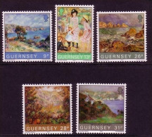 GUERNSEY MI-NR. 269-273 POSTFRISCH(MINT) PIERRE AUGUSTE RENOIR 1983 - Guernsey