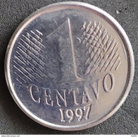 Coin Brazil Moeda Brasil 1997 1 Centavo 3 - Brazilië