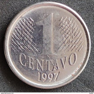 Coin Brazil Moeda Brasil 1997 1 Centavo 1 - Brazilië