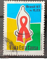 C 2028 Brazil Stamp Campaign Against Aids Health 1997 Circulated 1 - Usados