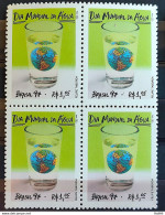 C 2027 Brazil Stamp World Water Day Map 1997 Block Of 4 - Neufs