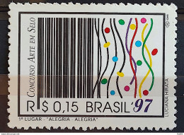 C 2026 Brazil Stamp Joy Art Bar Code 1997 - Unused Stamps